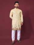 3NEW ARRIVAL RAYON COTTON CROCHET WORK KURTA PAYJAMA FESTIVE WEAR WHOLESALE PRICE ETHNIC GARMENT (10)