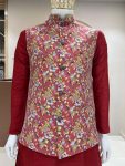 4DESIGNER SILK JACQUARD MEN’S KURTA PAYJAMA WITH KOTI PARTY WEAR WHOLESALE PRICE ETHNIC GARMENT (11)