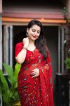 4NEW ARRIVAL GEORGETTE WARLI PRINT WITH LACE BORDER WORK SAREE WITH UNSTITCHED BLOUSE CASUAL WEAR WHOLESALE PRICE ETHNIC GARMENT (19)