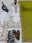 ATTRACRIVE GEORGETTE EMBROIDERY SEQUENCE TOP PALAZZO WITH DUPATTA PARTY WEAR WHOLESALE PRICE ETHNIC GARMENT (2)