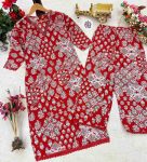 ATTRACTIVE COTTON PRINTED MIRROR WORK TOP PENT SET PARTY WEAR WHOLESALE PRICE ETHNIC GARMENT (6)