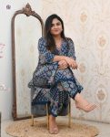 ATTRACTIVE COTTON PRINTED MIRROR WORK TOP PENT SET PARTY WEAR WHOLESALE PRICE ETHNIC GARMENT (8)