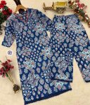ATTRACTIVE COTTON PRINTED MIRROR WORK TOP PENT SET PARTY WEAR WHOLESALE PRICE ETHNIC GARMENT (8)