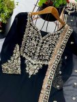ATTRACTIVE GEORGETTE EMBROIDERY SEQUENCE WORK TOP SHARARA WITH DUPATTA PARTY WEAR WHOLESALE PRICE ETHNIC GARMENT (1)