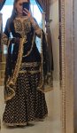ATTRACTIVE GEORGETTE EMBROIDERY SEQUENCE WORK TOP SHARARA WITH DUPATTA PARTY WEAR WHOLESALE PRICE ETHNIC GARMENT (1)