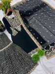 ATTRACTIVE GEORGETTE EMBROIDERY SEQUENCE WORK TOP SHARARA WITH DUPATTA PARTY WEAR WHOLESALE PRICE ETHNIC GARMENT (1)