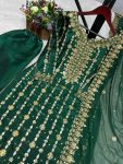 ATTRACTIVE JIMMY CHOO EMBROIDERY SEQUENCE THREAD WORK TOP BOTTOM WITH DUPATTA PARTY WEAR WHOLESALE PRICE ETHNIC GARMENT (4)