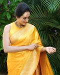 ATTRACTIVE LICHI SILK WEAVING WORK SAREE WITH UNSTITCHED BLOUSE PARTY WEAR WHOLESALE PRICE ETHNIC GARMENT (6)