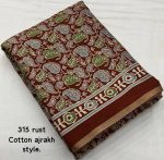 ATTRACTIVE SOFT COTTON PRINTED ZARI WEAVING WORK SAREE WITH UNSTITCHED BLOUSE PARTY WEAR WHOLESALE PRICE ETHNIC GARMENT (3)