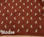 ATTRACTIVE SOFT COTTON PRINTED ZARI WEAVING WORK SAREE WITH UNSTITCHED BLOUSE PARTY WEAR WHOLESALE PRICE ETHNIC GARMENT (3)