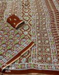 ATTRACTIVE SOFT COTTON PRINTED ZARI WEAVING WORK SAREE WITH UNSTITCHED BLOUSE PARTY WEAR WHOLESALE PRICE ETHNIC GARMENT (3)