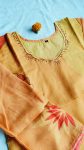 ATTRACTIVE TABBY SILK PRINTED EMBROIDERY SEQUENCE WORK NECK TOP BOTTOM WITH DUPATTA PARTY WEAR WHOLESALE PRICE ETHNIC GARMENT (2)