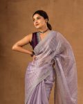 DESIGNER BURBERRY SEQUENCE AND ZARI EMBROIDERY WORK SAREE WITH UNSTITCHED BLOUSE PARTY WEAR WHOLESALE PRICE ETHNIC GARMENT (3)