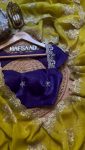 DESIGNER CHIFFON THREAD EMBROIDERY WORK SAREE WITH UNSTITCHED BLOUSE PARTY WEAR WHOLESALE PRICE ETHNIC GARMENT (8)
