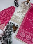 DESIGNER CHINON EMBROIDERY SEQUENCE CODING MIRROR HAND WORK TOP PALAZZO WITH DUPATTA PARTY WEAR WHOLESALE PRICE ETHNIC GARMENT (5)