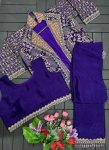 DESIGNER CHINON EMBROIDERY SEQUENCE WORK BLOUSE PALAZZO WITH KOTI PARTY WEAR WHOLESALE PRICE ETHNIC GARMENT (9)