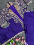 DESIGNER CHINON EMBROIDERY SEQUENCE WORK BLOUSE PALAZZO WITH KOTI PARTY WEAR WHOLESALE PRICE ETHNIC GARMENT (9)