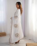 DESIGNER CHINON EMBROIDERY SEQUENCE WORK GOWN BOTTOM WITH DUPATTA PARTY WEAR WHOLESALE PRICE ETHNIC GARMENT (4)