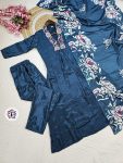 DESIGNER CHINON EMBROIDERY SEQUENCE WORK TOP BOTTOM WITH DUPATTA PARTY WEAR WHOLESALE PRICE ETHNIC GARMENT (3)