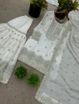DESIGNER CHINON EMBROIDERY SEQUENCE WORK TOP SHARARA WITH DUPATTA PARTY WEAR WHOLESALE PRICE ETHNIC GARMENT (4)