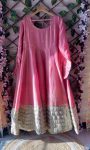 DESIGNER CHINON EMBROIDERY ZARI CODING SEQUENCE WORK GOWN BOTTOM WITH DUPATTA PARTY WEAR WHOLESALE PRICE ETHNIC GARMENT (8)
