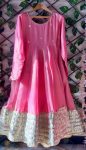 DESIGNER CHINON EMBROIDERY ZARI CODING SEQUENCE WORK GOWN BOTTOM WITH DUPATTA PARTY WEAR WHOLESALE PRICE ETHNIC GARMENT (8)
