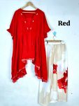DESIGNER CHINON FLORAL PRINTED LACE WORK KAFTAN WITH PALAZZO PARTY WEAR WHOLESALE PRICE ETHNIC GARMENT (6)