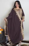 DESIGNER CHINON MULT SEQUENCE WORK TOP BOTTOM WITH DUPATTA PARTY WEAR WHOLESALE PRICE ETHNIC GARMENT (2)