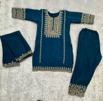 DESIGNER CHINON MULT SEQUENCE WORK TOP BOTTOM WITH DUPATTA PARTY WEAR WHOLESALE PRICE ETHNIC GARMENT 4 (2)