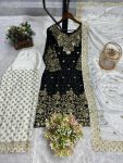 DESIGNER CHINON SILK EMBROIDERY AND SEQUENCE WORK WITH RIVET MOTI WORK TOP PALAZZO WITH DUPATTA FESTIVE WEAR WHOLESALE PRICE ETHNIC GARMENT (5)