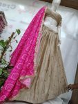 DESIGNER CHINON SILK EMBROIDERY SEQUENCE WORK LEHENGA CHOLI WITH DUPATTA PARTY WEAR WHOLESALE PRICE ETHNIC GARMENT (1)