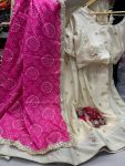 DESIGNER CHINON SILK EMBROIDERY SEQUENCE WORK LEHENGA CHOLI WITH DUPATTA PARTY WEAR WHOLESALE PRICE ETHNIC GARMENT (1)