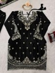DESIGNER CHINON SILK EMBROIDERY SEQUENCE WORK TOP PALAZZO WITH DUPATTA PARTY WEAR WHOLESALE PRICE ETHNIC GARMENT (11)