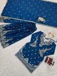 DESIGNER CHINON SILK EMBROIDERY SEQUENCE WORK TOP PALAZZO WITH DUPATTA PARTY WEAR WHOLESALE PRICE ETHNIC GARMENT (3)