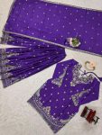 DESIGNER CHINON SILK EMBROIDERY SEQUENCE WORK TOP PALAZZO WITH DUPATTA PARTY WEAR WHOLESALE PRICE ETHNIC GARMENT (2)