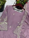 DESIGNER CHINON SILK EMBROIDERY SEQUENCE WORK TOP SHARARA WITH DUPATTA PARTY WEAR WHOLESALE PRICE ETHNIC GARMENT (3)