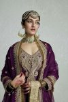 DESIGNER CHINON SILK SEQUENCE EMBROIDERY LACE WORK TOP PALAZZO WITH DUPATTA PARTY WEAR WHOLESALE PRICE ETHNIC GARMENT (9)
