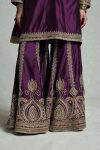 DESIGNER CHINON SILK SEQUENCE EMBROIDERY LACE WORK TOP PALAZZO WITH DUPATTA PARTY WEAR WHOLESALE PRICE ETHNIC GARMENT (9)