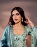 DESIGNER CHINON SILK ZARI AND SEQUENCE EMBROIDERY WORK GOWN BOTTOM WITH DUPATTA WEDDING WEAR WHOLESALE PRICE ETHNIC GARMENT (5)