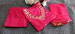 DESIGNER COTTON SLUB EMBROIDERY SEQUENCE WORK TOP BOTTOM WITH DUPATTA PARTY WEAR WHOLESALE PRICE ETHNIC GARMENT (4)