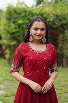DESIGNER FAUX BLOOMING EMBROIDERY ZARI SEQUENCE WORK GOWN FESTIVE WEAR WHOLESALE PRICE ETHNIC GARMENT (10)