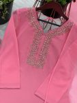 DESIGNER GEORGETTE EMBROIDERY HANDWORK TOP PATIYALA WITH DUPATTA PARTY WEAR WHOLESALE PRICE ETHNIC GARMENT (13)