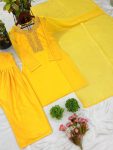 DESIGNER GEORGETTE EMBROIDERY HANDWORK TOP PATIYALA WITH DUPATTA PARTY WEAR WHOLESALE PRICE ETHNIC GARMENT (6)