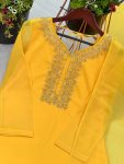 DESIGNER GEORGETTE EMBROIDERY HANDWORK TOP PATIYALA WITH DUPATTA PARTY WEAR WHOLESALE PRICE ETHNIC GARMENT (6)