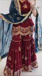DESIGNER GEORGETTE EMBROIDERY SEQUENCE WORK TOP SHARARA WITH DUPATTA PARTY WEAR WHOLESALE PRICE ETHNIC GARMENT (5)