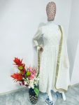 DESIGNER GEORGETTE EMBROIDERY WORK GOWN BOTTOM WITH DUPATTA FESTIVE WEAR WHOLESALE PRICE EHNIC GARMENT (3)