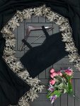 DESIGNER GEORGETTE PLAIN PALAZZO AND BLOUSE WITH EMBROIDERY WORK SHRUG PARTY WEAR WHOLESALE PRICE ETHNIC GARMENT (4)