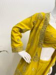 DESIGNER GEORGETTE SEQUENCE EMBROIDERY PALAZZO BLOUSE WITH KOTI PARTY WEAR WHOLESALE PRICE ETHNIC GARMENT (3)