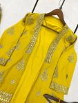 DESIGNER GEORGETTE SEQUENCE EMBROIDERY PALAZZO BLOUSE WITH KOTI PARTY WEAR WHOLESALE PRICE ETHNIC GARMENT (3)