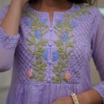 DESIGNER GEORGETTE THREAD EMBROIDERY WORK TOP BOTTOM WITH DUPATTA PARTY WEAR WHOLESALE PRICE ETHNIC GARMENT (7)